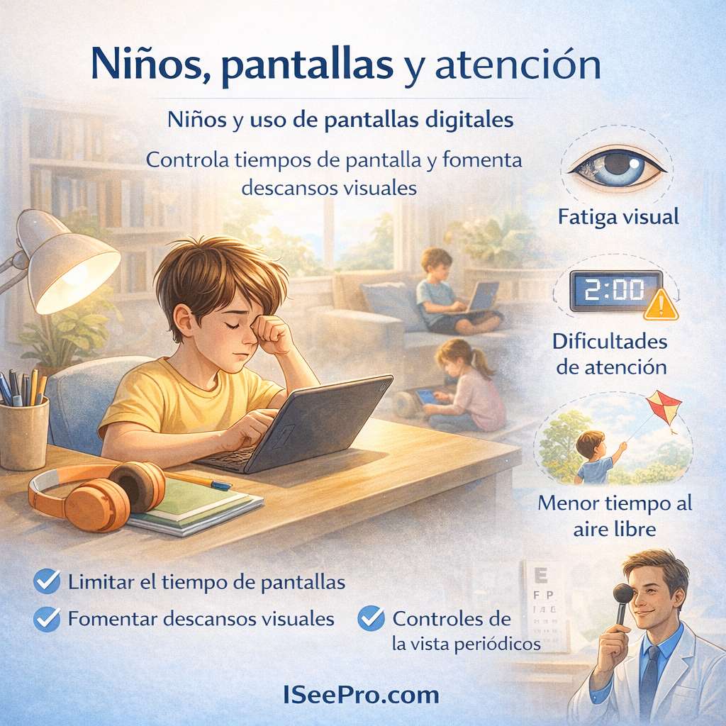 Niños y uso de pantallas digitales
